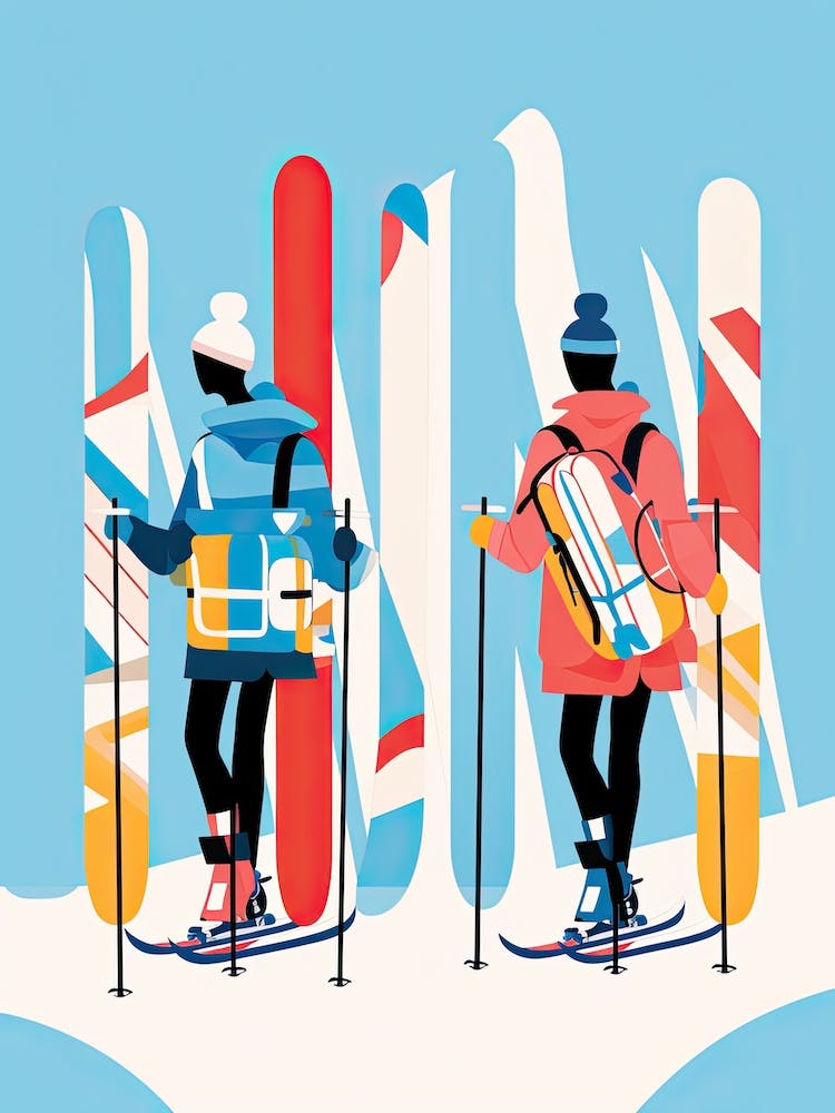 Andermatt   Switzerland Ski Resort Illustration 2