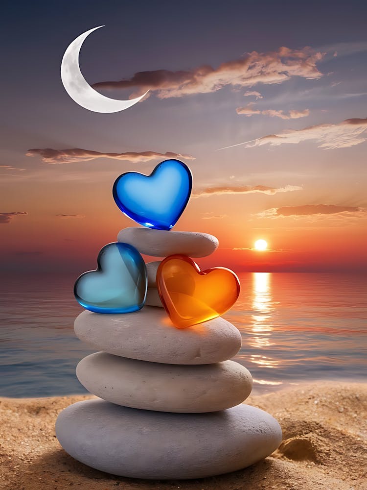 Heart On The Beach