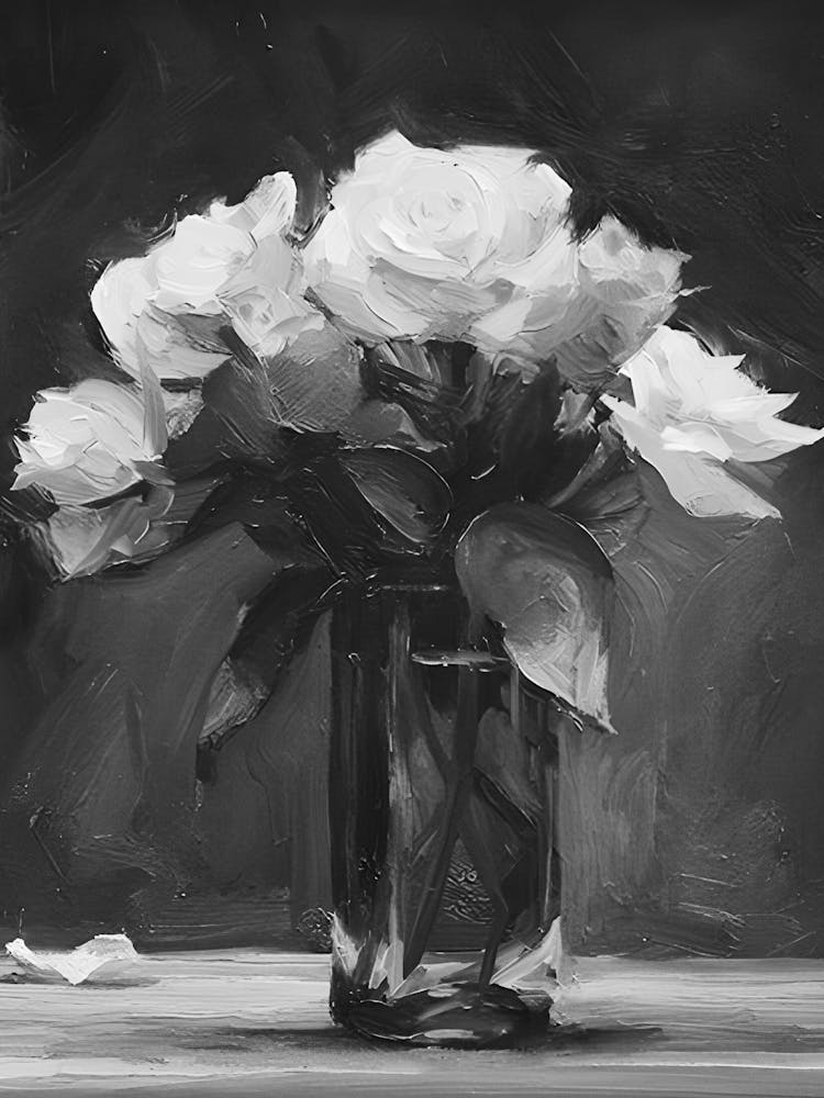 Black And White Roses 8