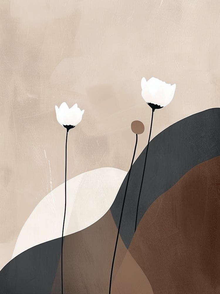 The Flow Of Silence Minimalist Style