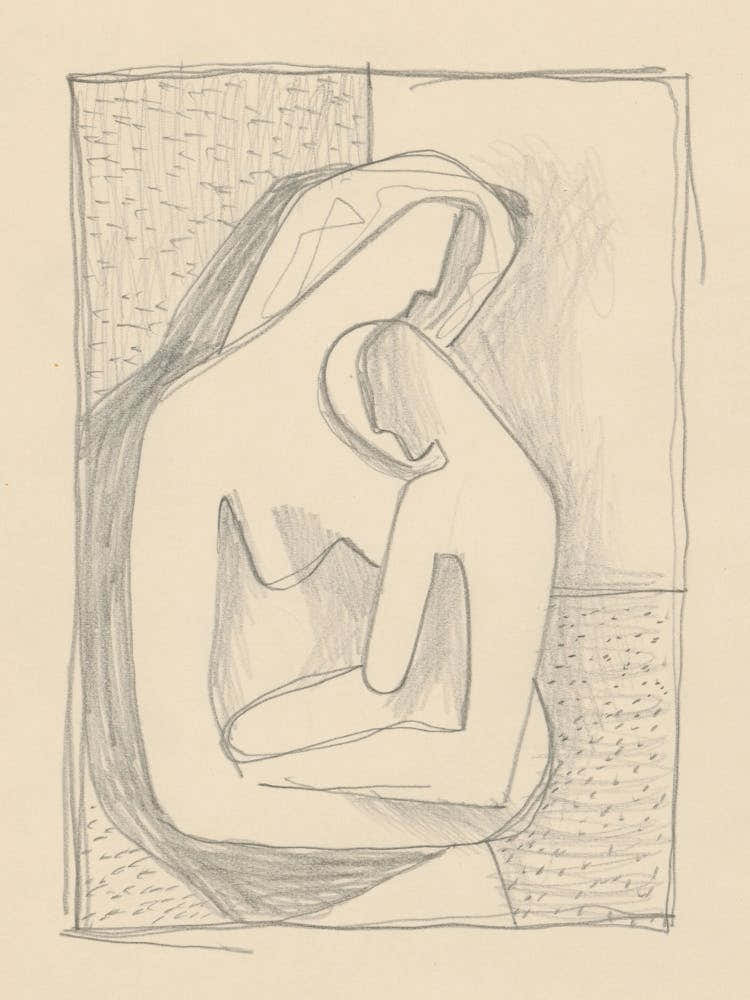 Sketchbook With Various Studio Drawings, Mikuláš Galanda (7)