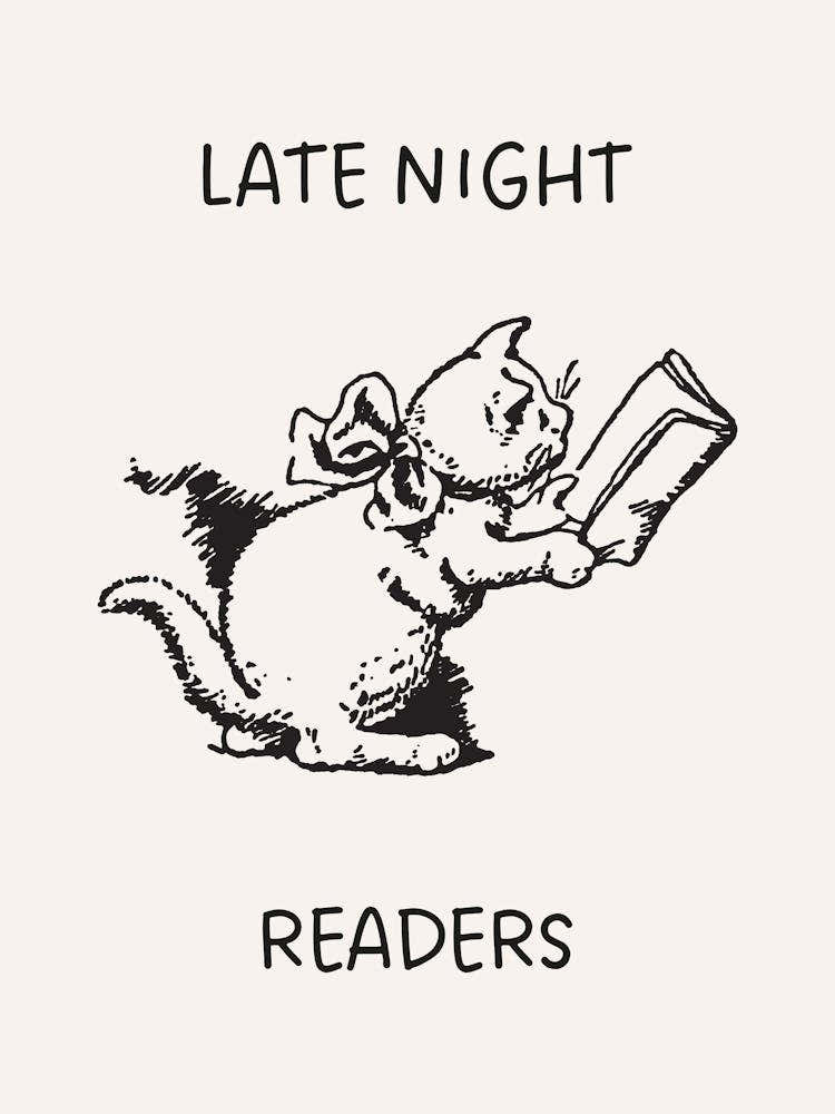Late Night Readers Poster