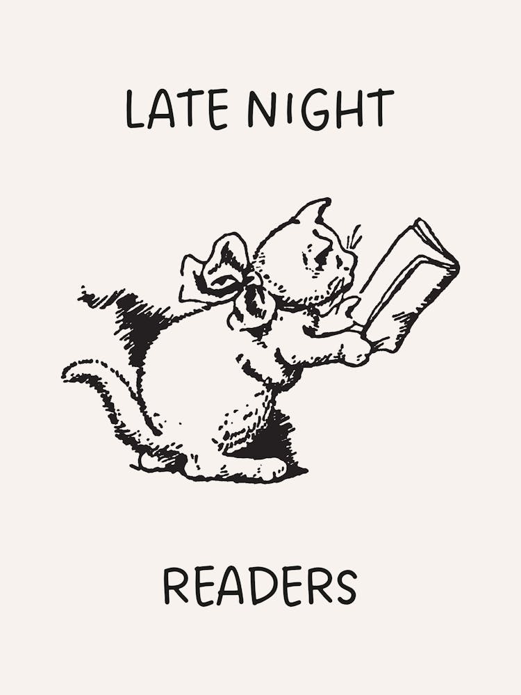Late Night Readers Poster