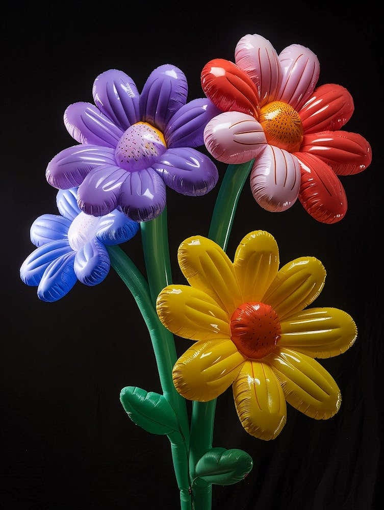 Bright Inflatable Flowers Asters 2