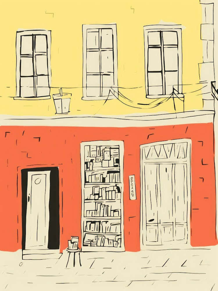 Lisbon The Book Nook Pastel Colours 3