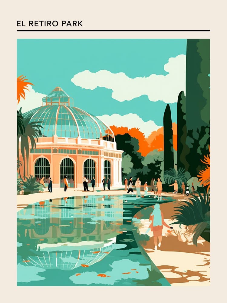 El Retiro Park Madrid Spain 3