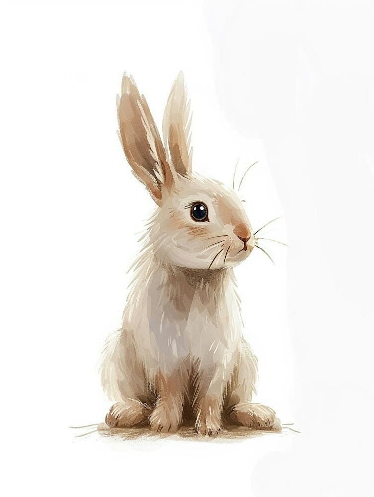 Polish Rabbit Kids Illustration 4