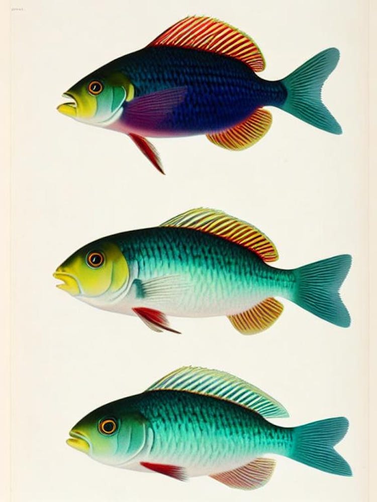 Dottyback Vintage Poster