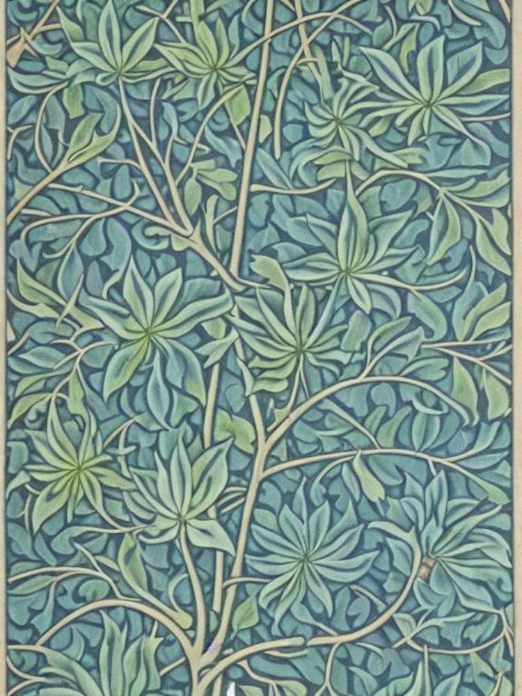 Blackwood 2 tree Vintage Botanical