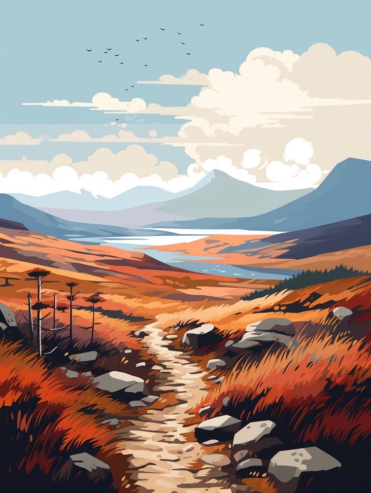 The Cateran Trail Scotland 3 Hiking Trail Landscape