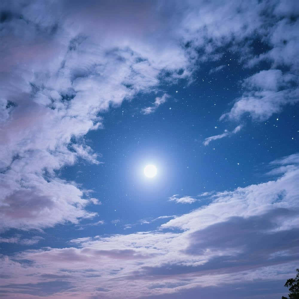 Night Sky With Clouds 1