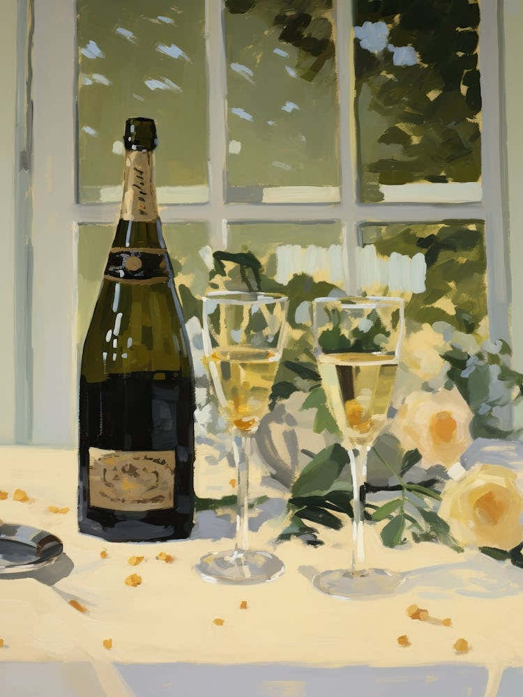 Champagne And Roses