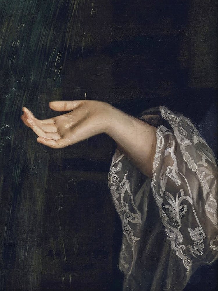 Detail Of Woman , Oil Painting