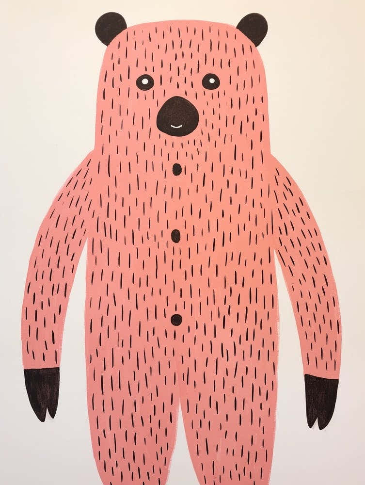 Pink Polka Dot Bear 2