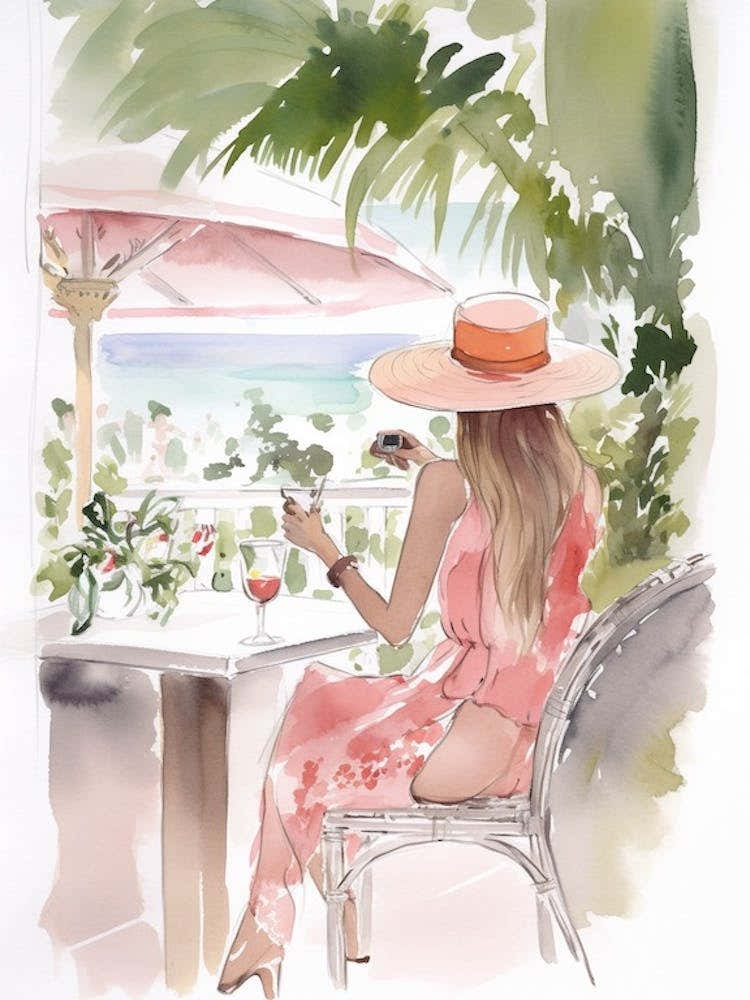 Having A Drink In Capri 3