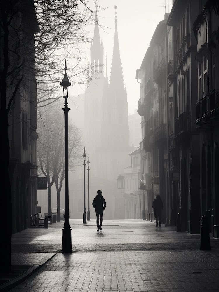 Oviedo Spain Black And White Analogue Photography 4