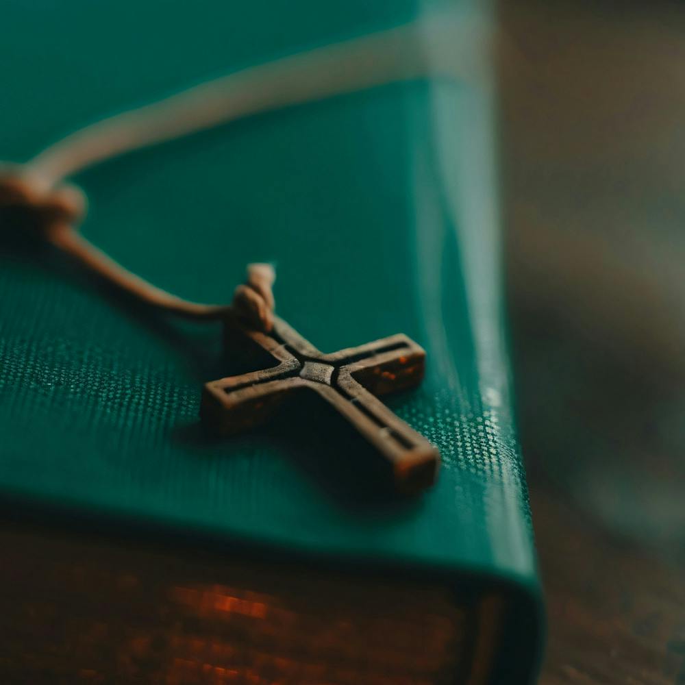 Cross On A Book 1
