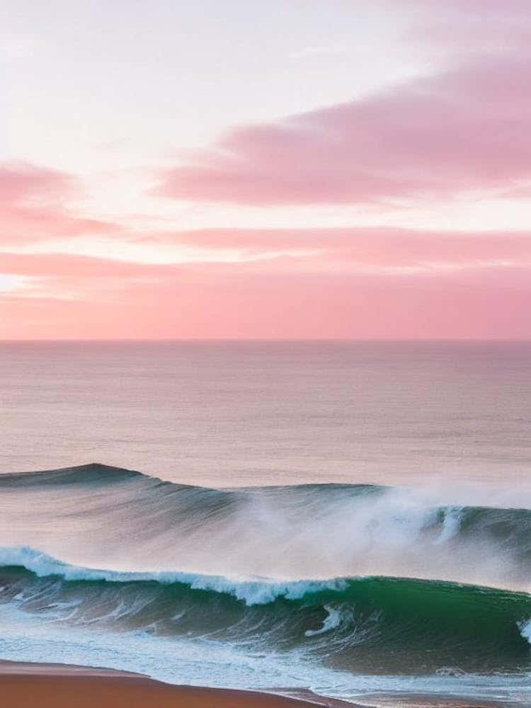 Woolacombe Beach, Devon Pink Photography 1