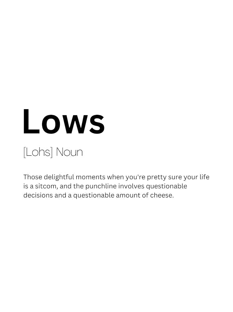 Lows Definition Meaning