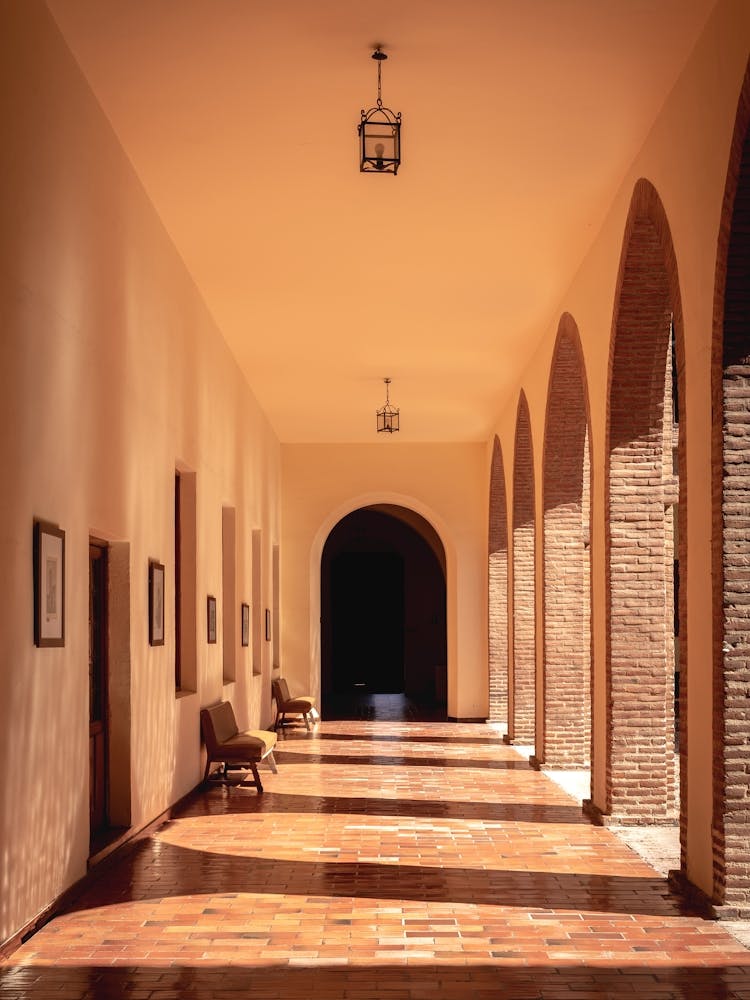 Hallway in creme, Medina del Campo, Spain