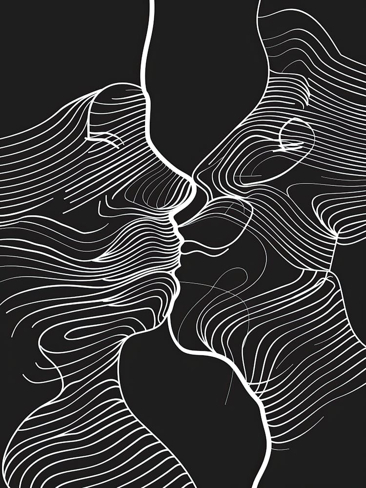 Minimalist Portraits Women Black And White 11