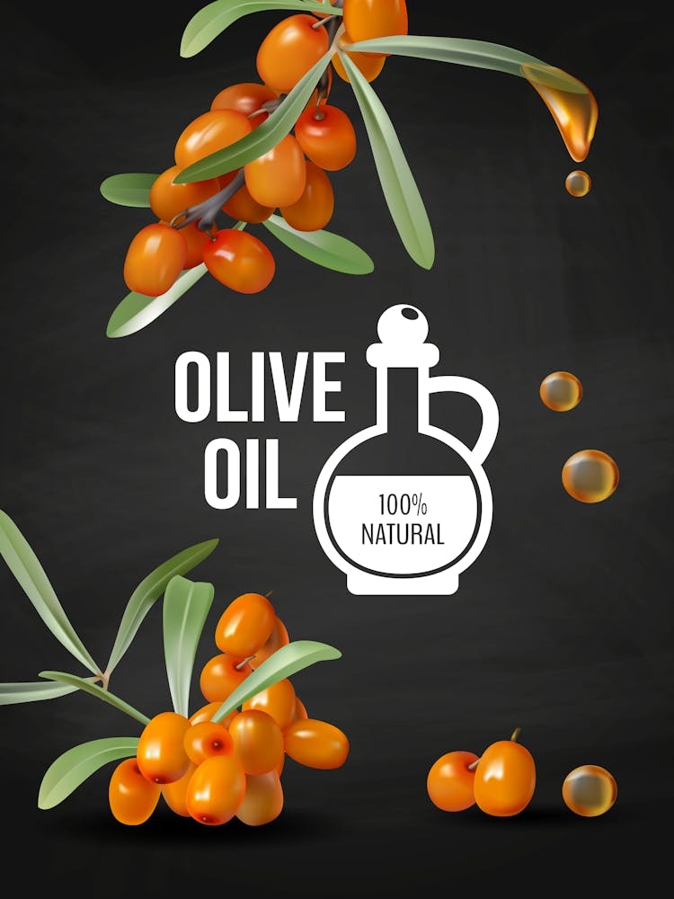 Olive Oil Bottle - olives poster, kitchen wall art