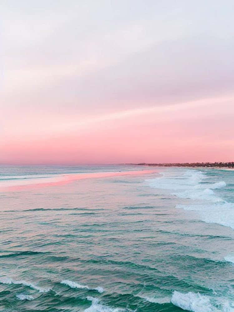Coronado Beach, San Diego, California Pink Photography 1