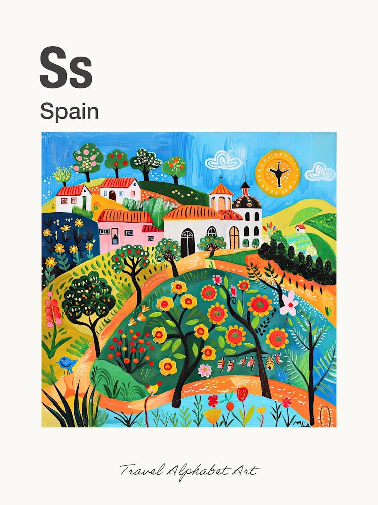 Kids Travel Alphabet  Spain 1