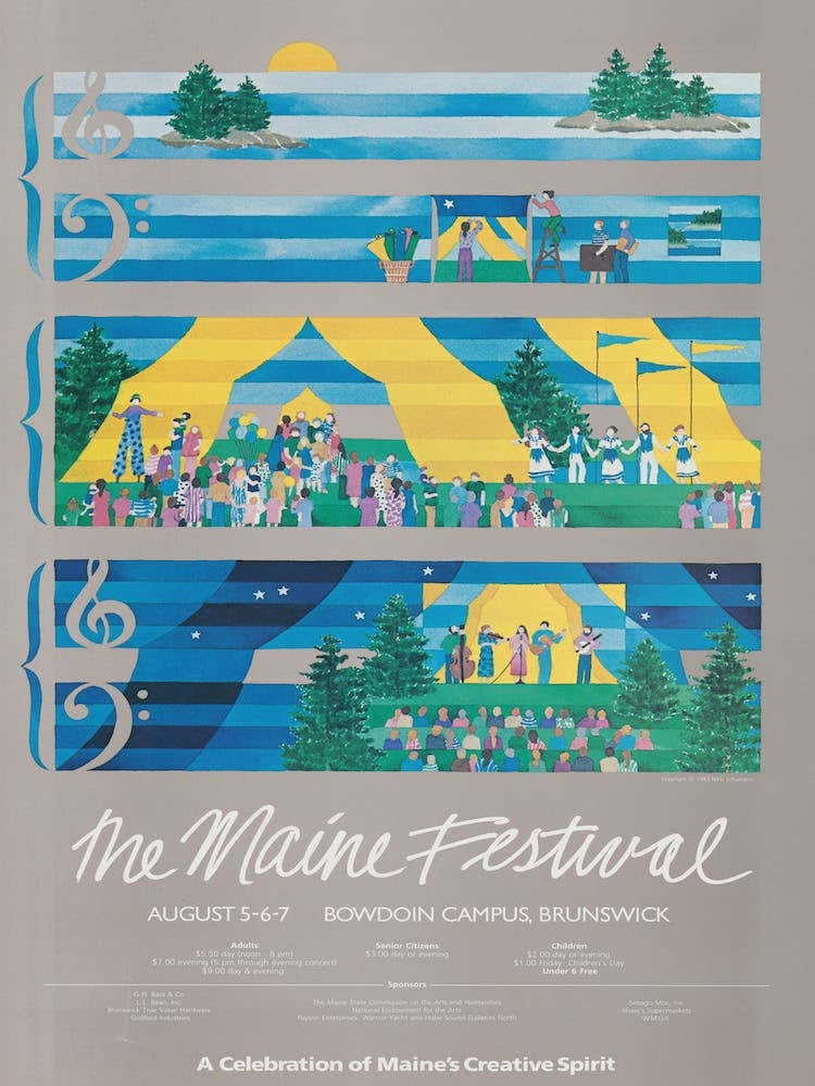 The Maine Music Festival Poster