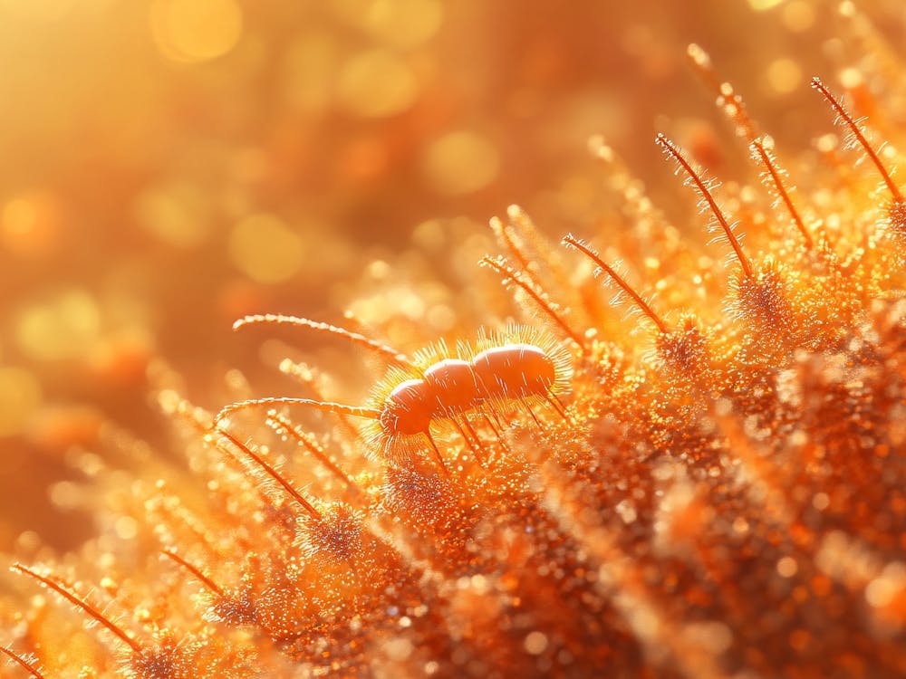 Ant On A Flower