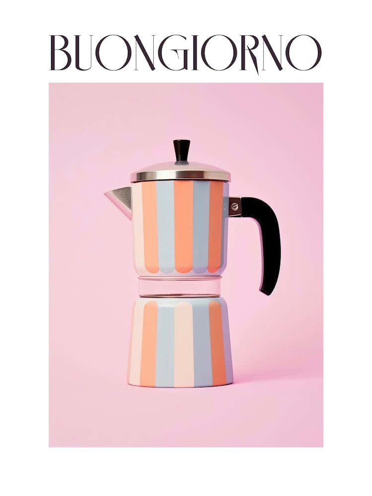 Moka Espresso Italian Coffee Maker Buongiorno 4