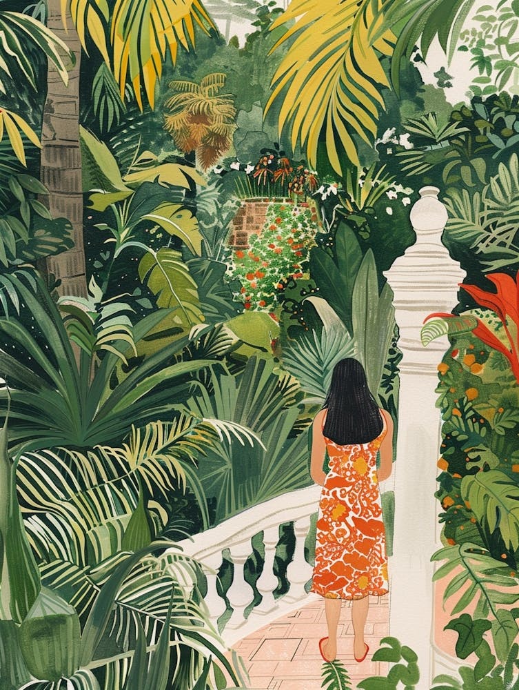 In The Garden Vizcaya Museum And Gardens Usa 1