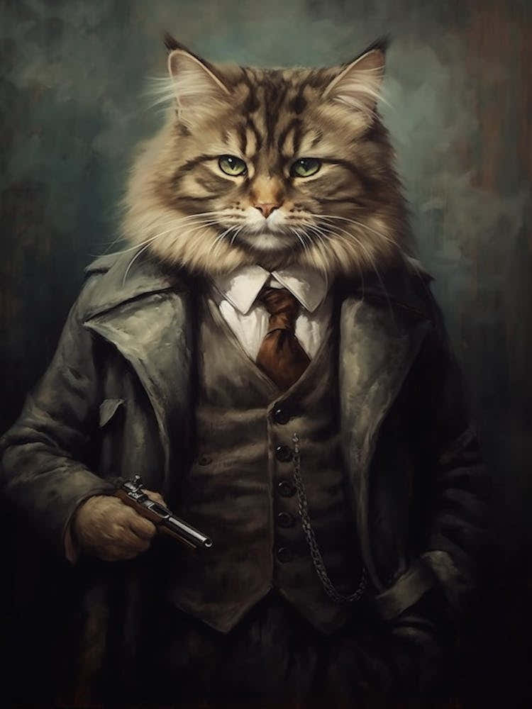 Gangster Cat Siberian 3