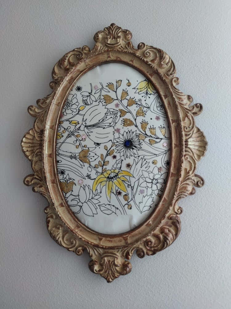 Floral Frame Nice Packaging