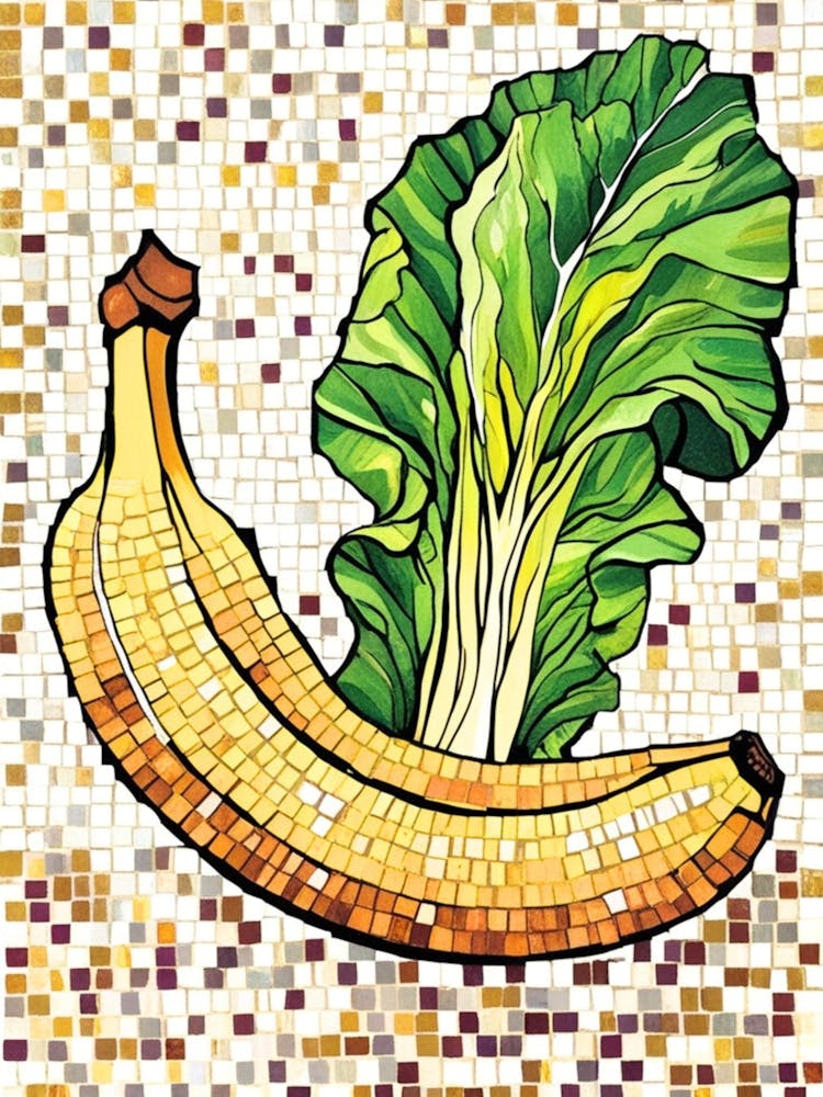 Mosaic Banana 1