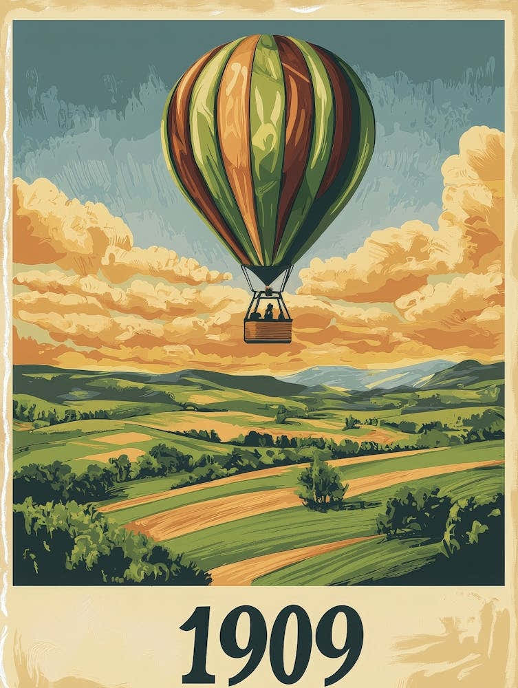 Aihrgdesign A Vintage Travel Poster Of A Hot Air Balloon Floa Da9e3d09 7693 4f40 Ba70 8e6526cbb0e3 1