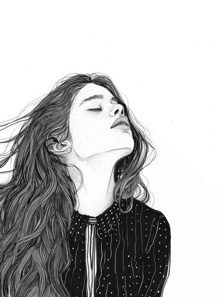 Girl With Long Hair 21