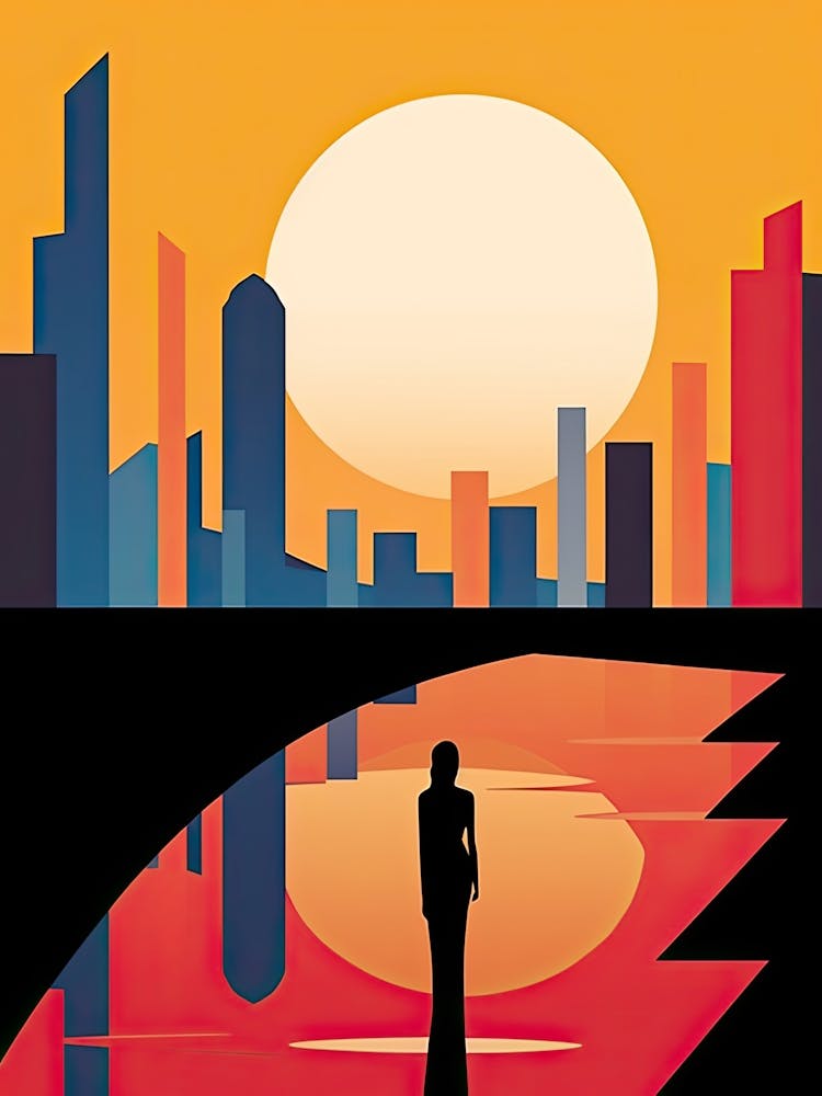 Gold Coast, Australia, Bold Outlines 2