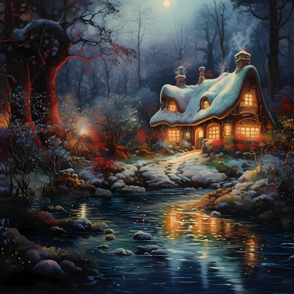 Rustic Retro Snowflake Sonata