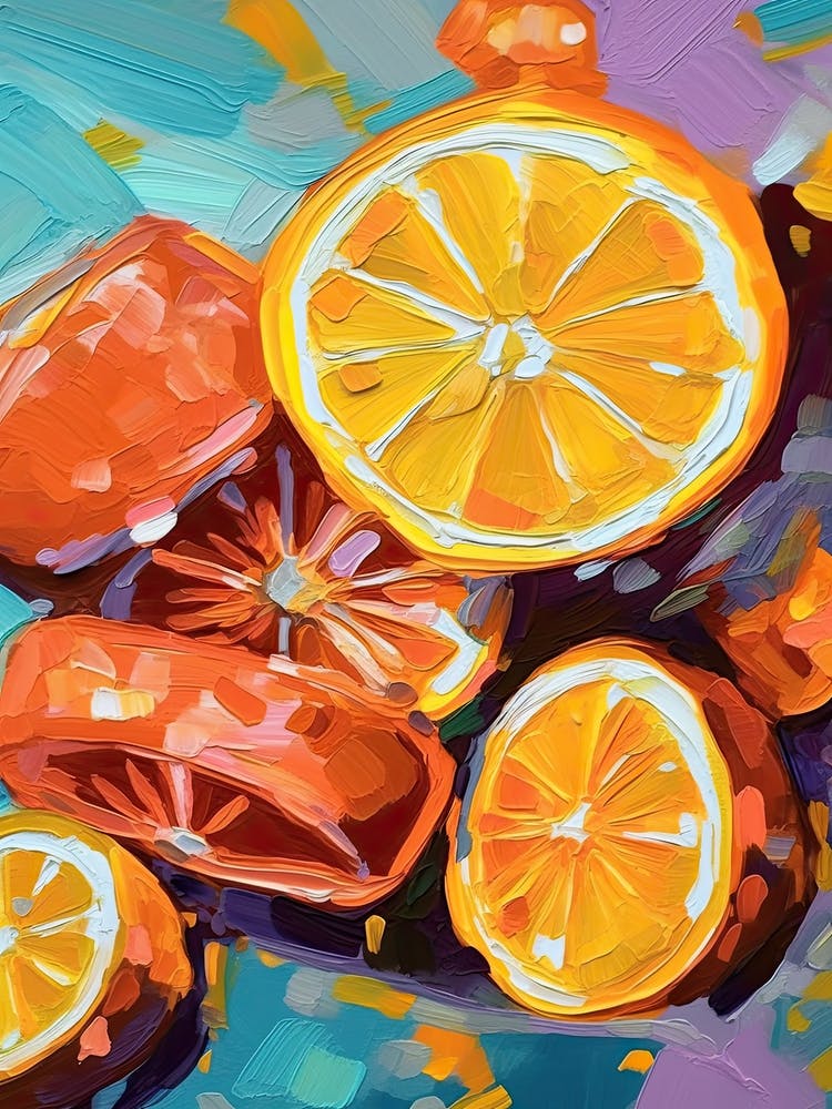 Oranges Oil Painting 2