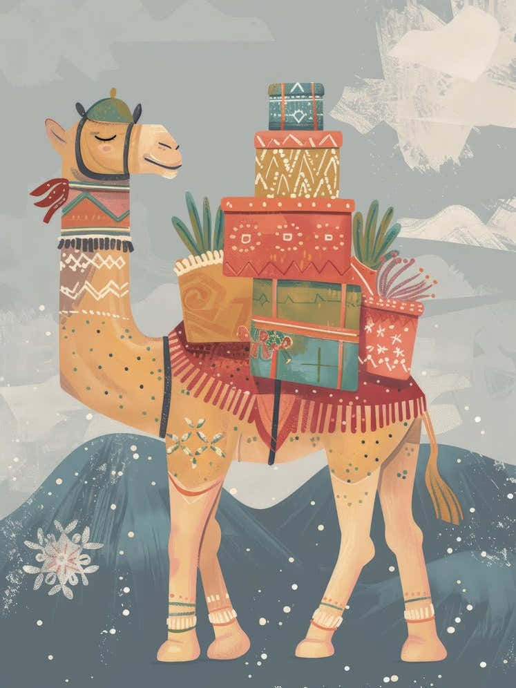 Christmas Camel