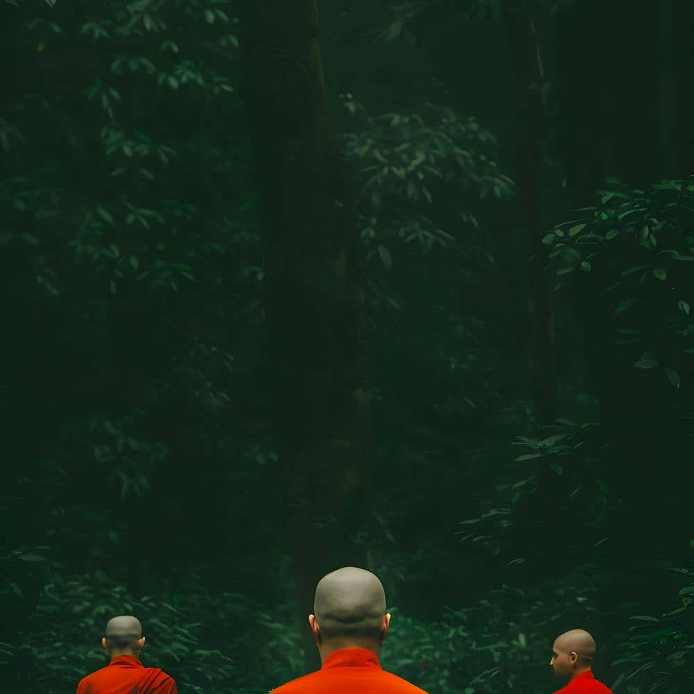 Monks In The Forest 4