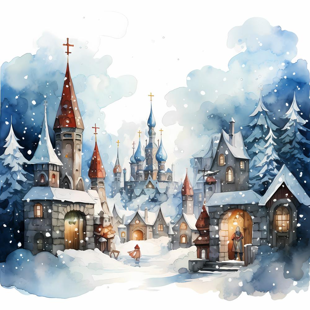 Retro-Yarned Christmas Impressions