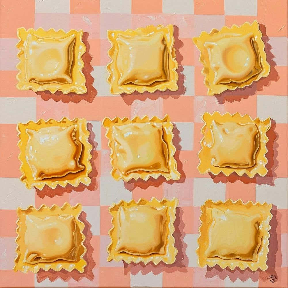 Ravioli Pastel Checkerboard 1