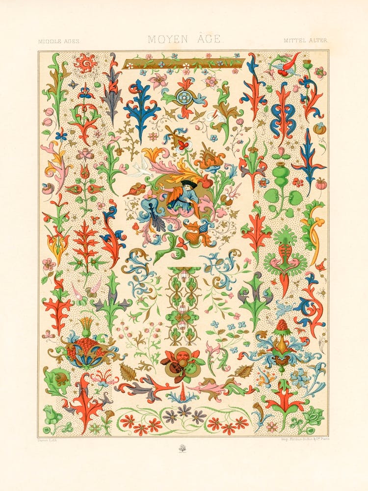 Medieval Pattern, Albert Racine