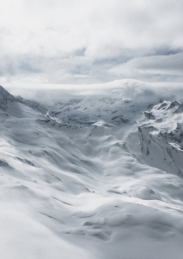 Mountains Cloudy Alps