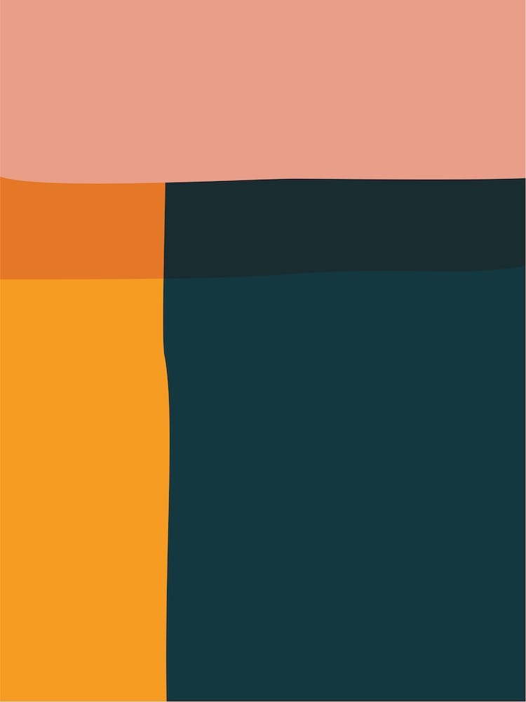 Abstract 2 Blue Pink Yellow