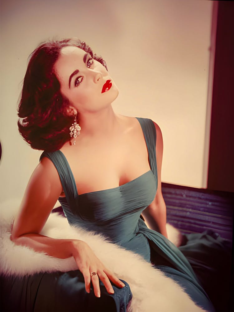 Portrait Of Elizabeth Taylor