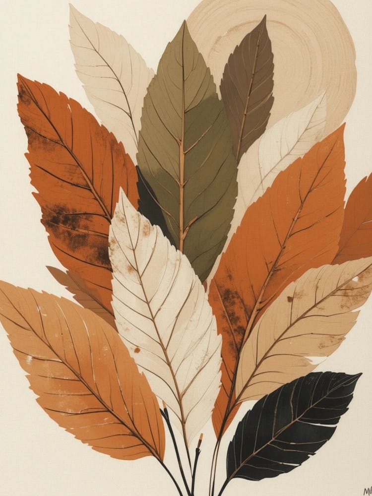 Autumn Leaves Wall Art 1