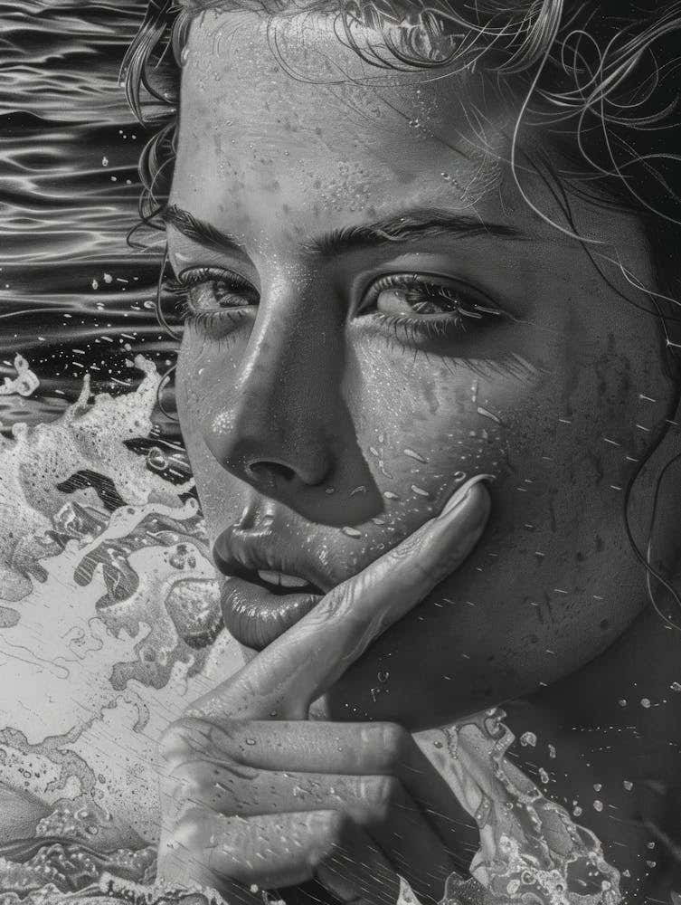 Black And White Drawing